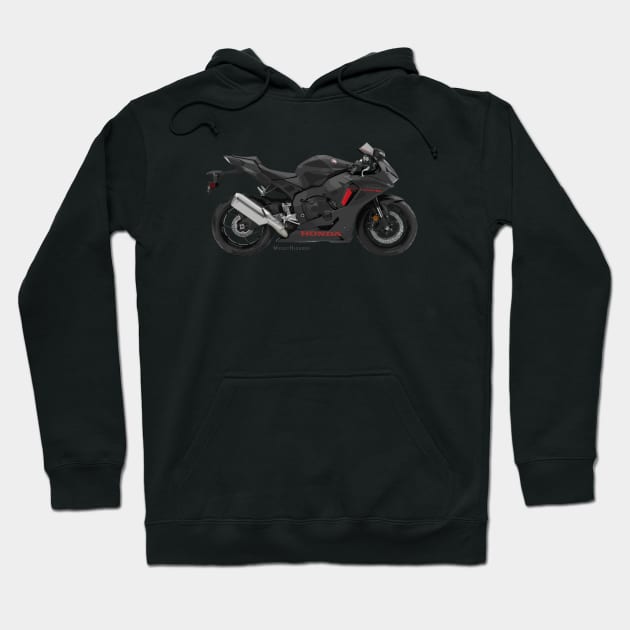 Honda CBR1000RR 18 black, s Hoodie by MessyHighway